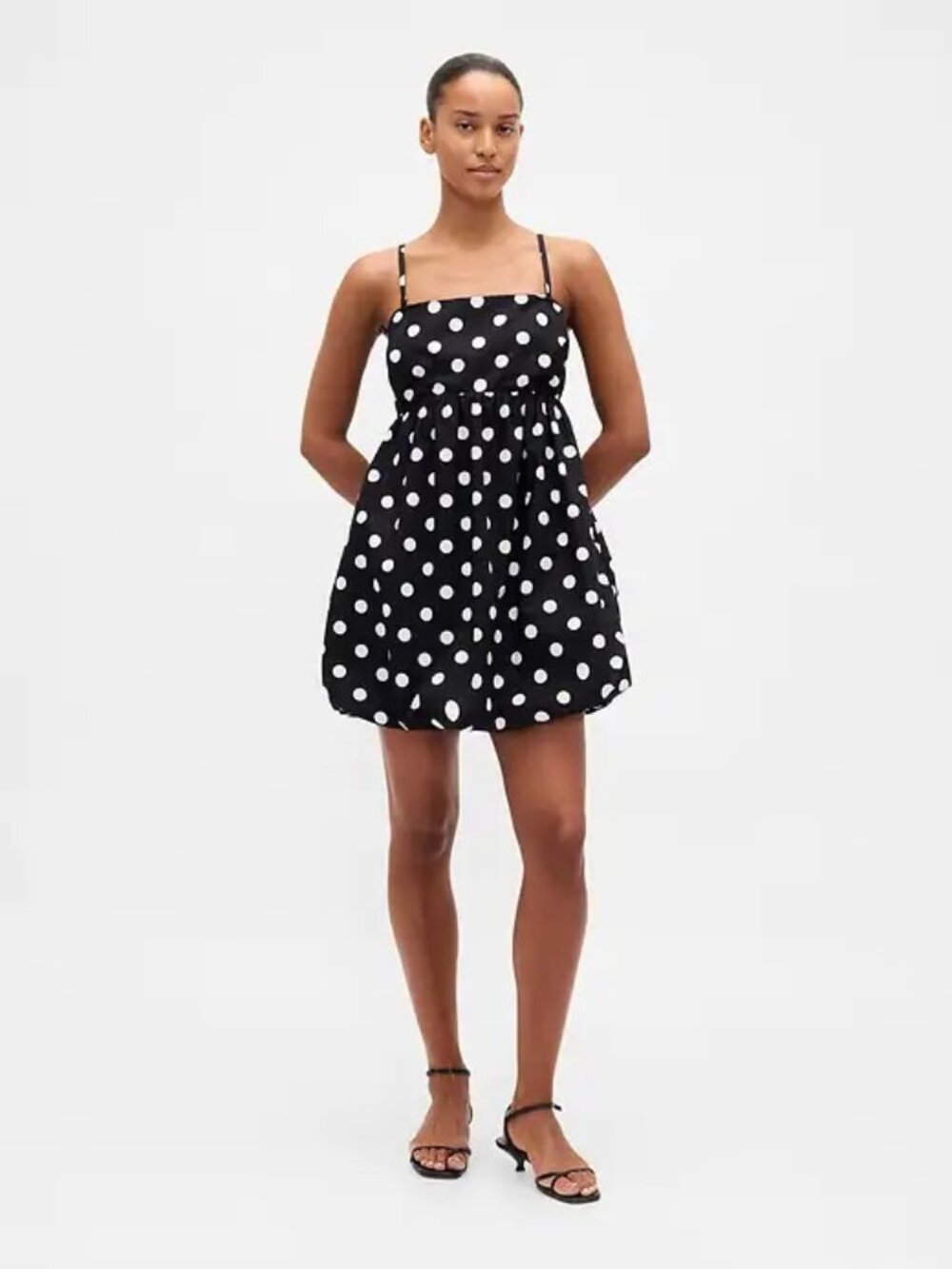 Gap Poplin Bubble Mini Dress